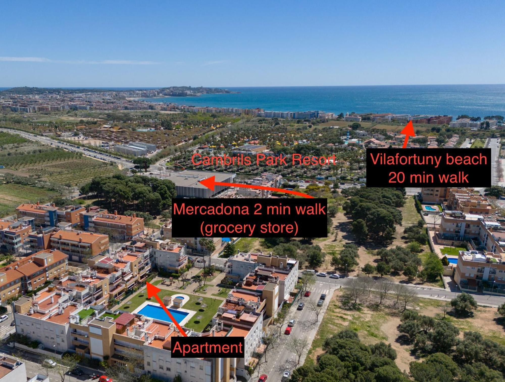 Cambrils Haven:2Br+2Bth+Wf+Pool Lejlighed Eksteriør billede